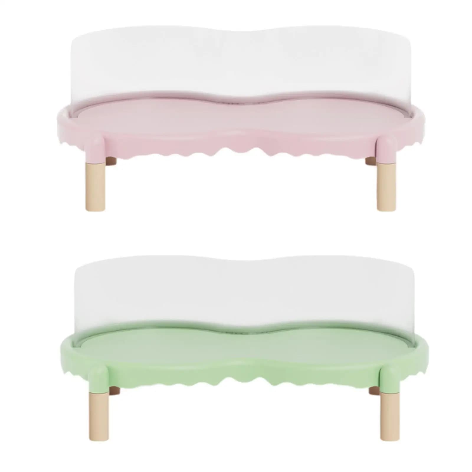 Elevated Cat Bowl Foods Feeder Stand Plastic Holder for Automatic Pet Feeder Clean Floor Pet Supplies