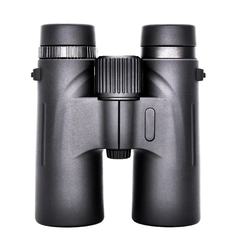 Binocolo 10X42 Nero ad Alta Definizione con Prisma Bak4 e Oculare Grandangolare per Birdwatching e Visione Notturna