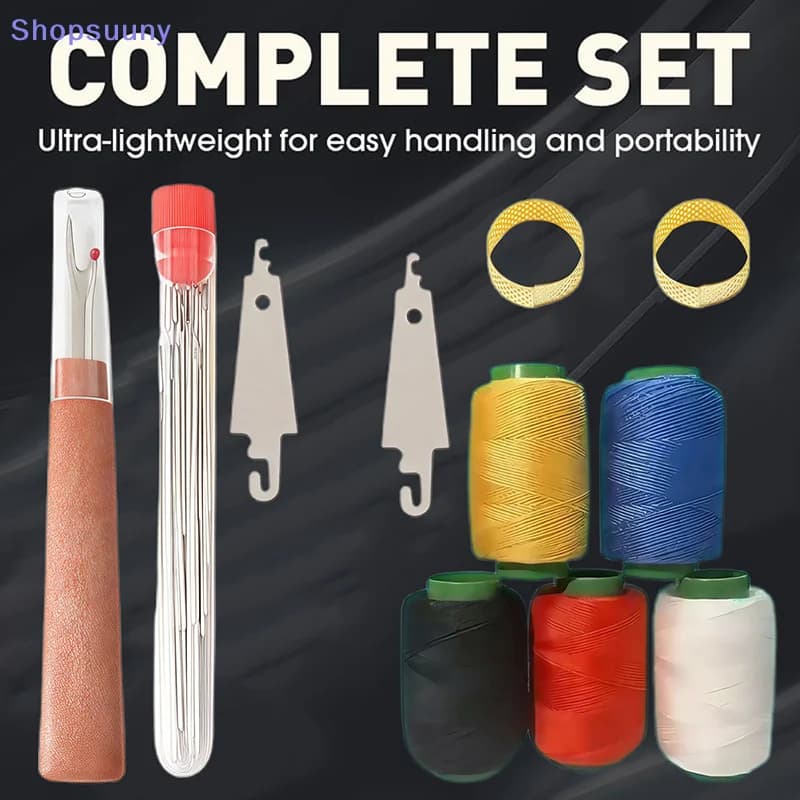 [SU]31/34/36Pcs Big Eye Steel Needles Set Big Eye Steel Sewing Needles Kit Stainless Steel Needles For Hand Sewing[SU]