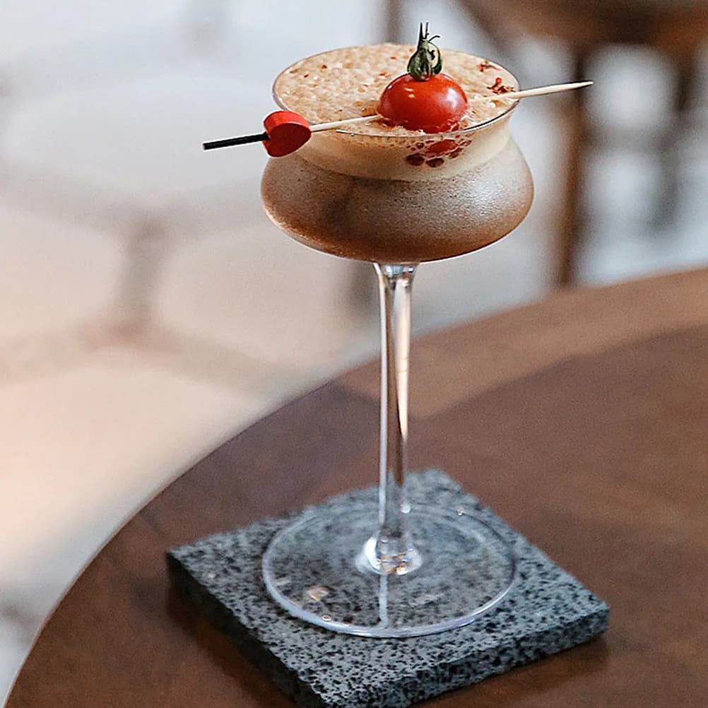 Calice in Vetro per Cocktail, Flute per Vino Rosso, Elegante Calice per Martini