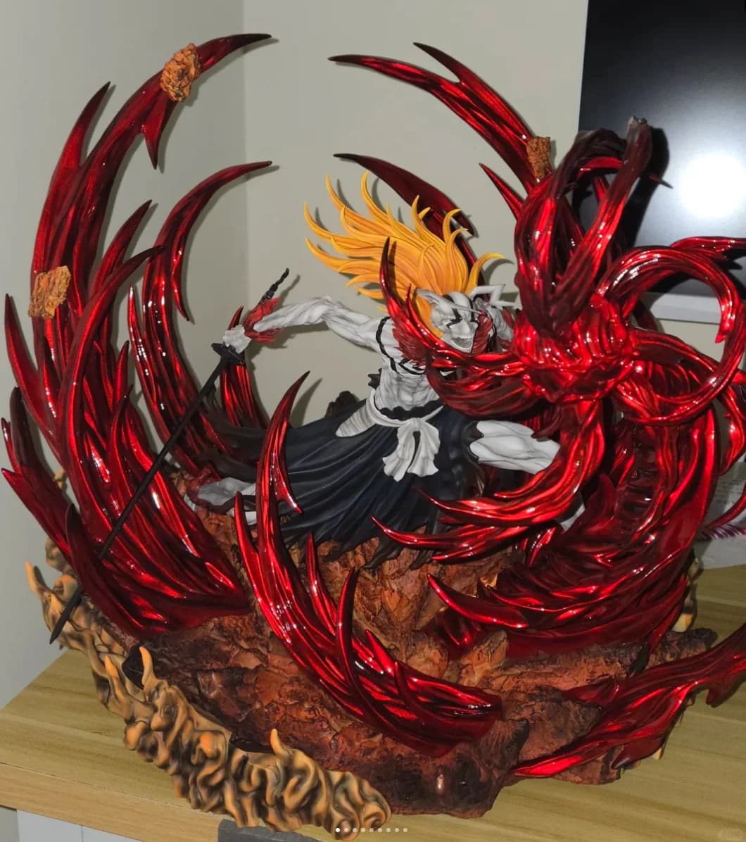 Bleach Anime Figura 23 cm Kurosaki Ichigo Figure Azione in PVC Statua Modello Collezione di bambole Decorazione della stanza Giocattoli da scrivania Regali