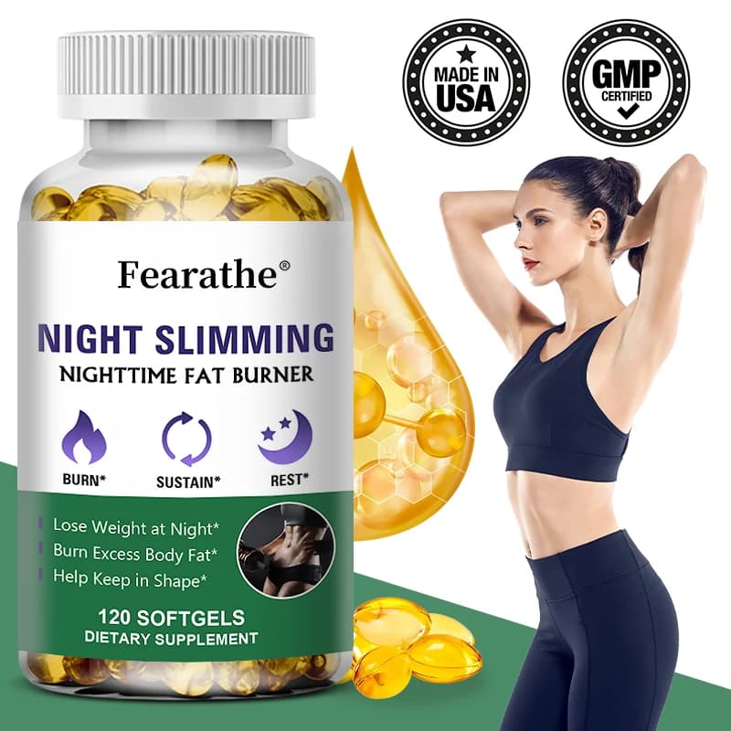 Supplements Brucia Night Fats - Appetite suppressors for Women and Men, Sleep and Relax Support, Weight Management and Metabolism