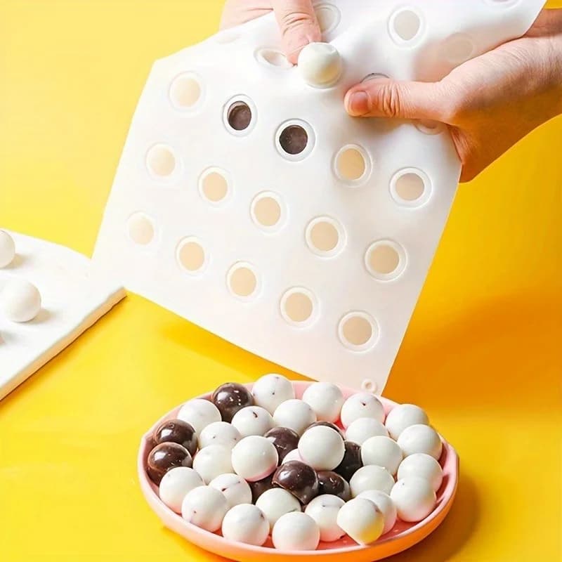 Mini Round Ball Shape Silicone Molds, Cake Decorating Tools, Silicone Chocolate Mold, Ice Cube Mold, Baking Mold for Making