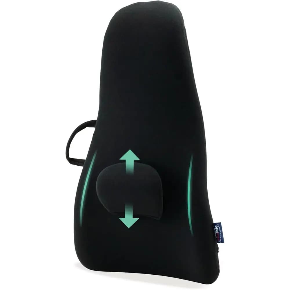 Ergonomic Tall Seat Cushion with Padded Lumbar Support for Enhanced Posture and Comfort