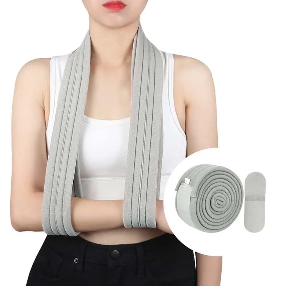 Immobilizzatore Tutore Lesioni Spalla Avvolge Gomito Gomito Protezione per il polso Cinghia di supporto per il gomito Avambraccio Braccio Sling Protezione per la manica del braccio