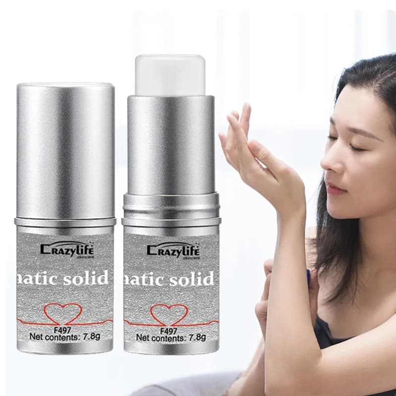 Profumo Solido Leggero e Duraturo, Deodorante Antitraspirante in Stick, Crema Profumata Portatile per Appuntamenti e Uso Quotidiano