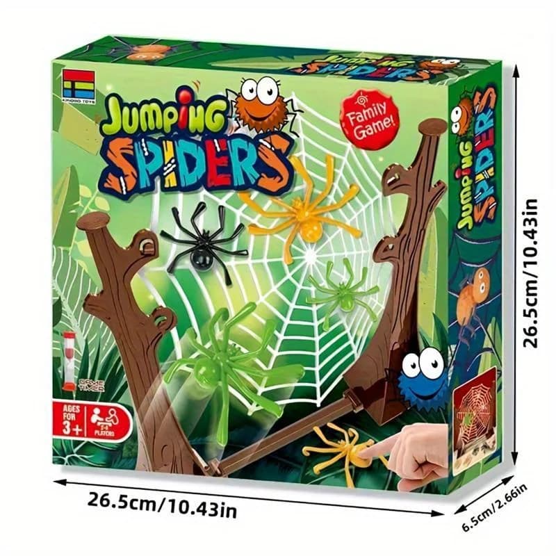 Gioco da Tavolo Jumping Spider - Giocattolo Interattivo per Feste in Famiglia, Set Educativo Rimbalzante, Regalo Ideale per Compleanno, Halloween, Natale
