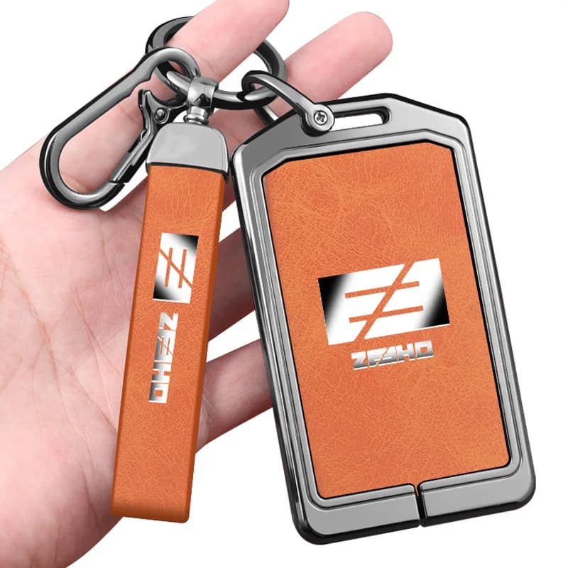 Copri chiave per scheda NFC in lega di zinco premium per moto elettrica ZEEHO AE8 - Portachiavi con custodia protettiva per chiave