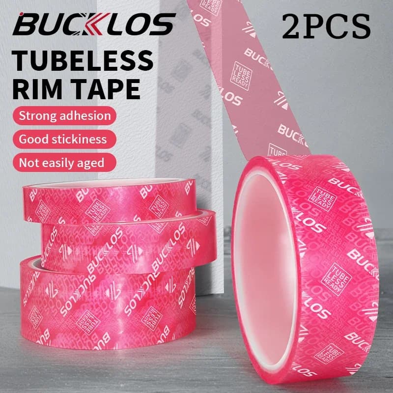 BUCKLOS Nastri per cerchioni tubeless per biciclette 10m * 17-35mm Strisce per nastri per cerchioni per bici da strada MTB per ruote per bici da strada Accessori per biciclette durevoli