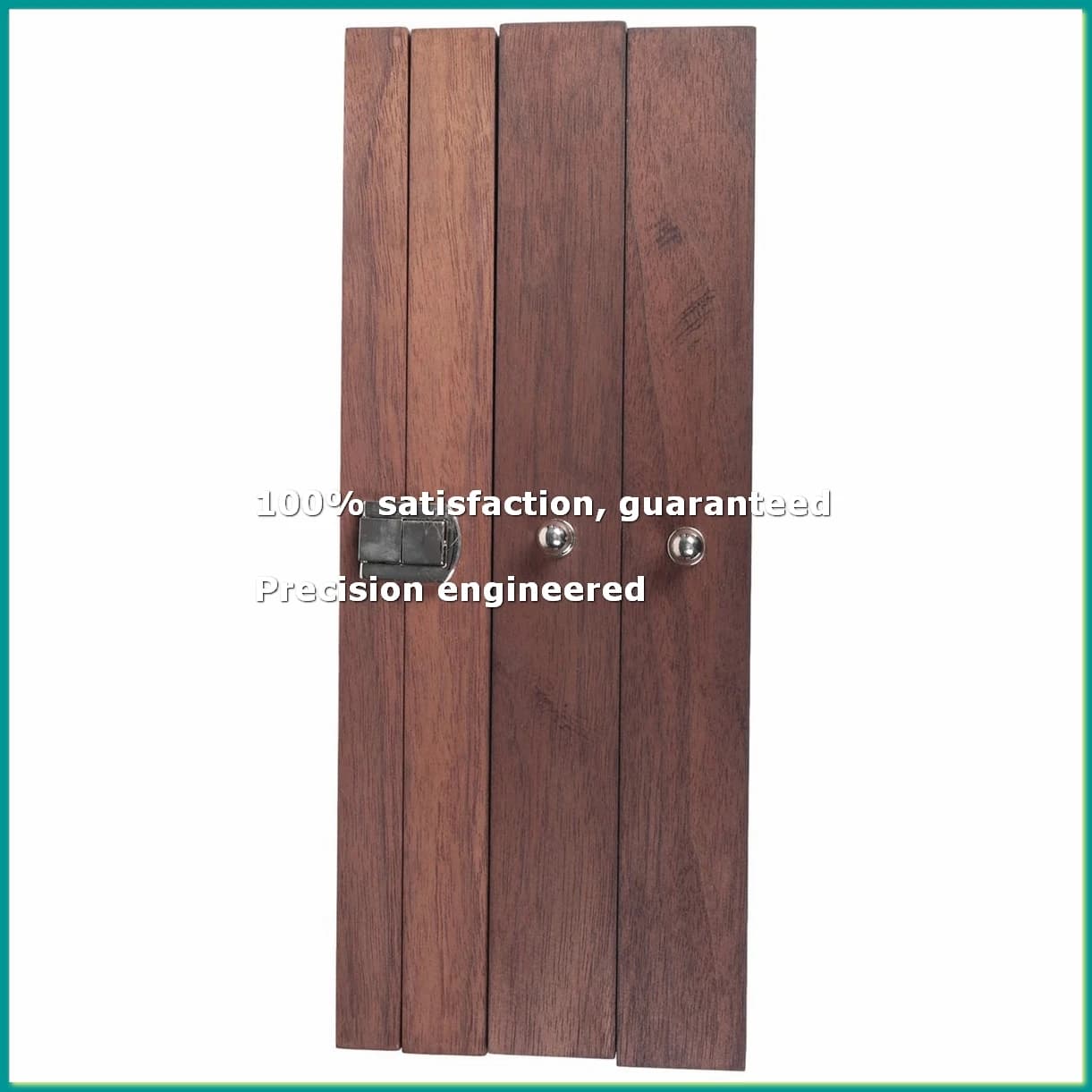 34 Grid Walnut Pen Storage Case Luxury 3 Layer Pen Display Organizer Transparent Window Fountain Box Pen-Collection-A09G