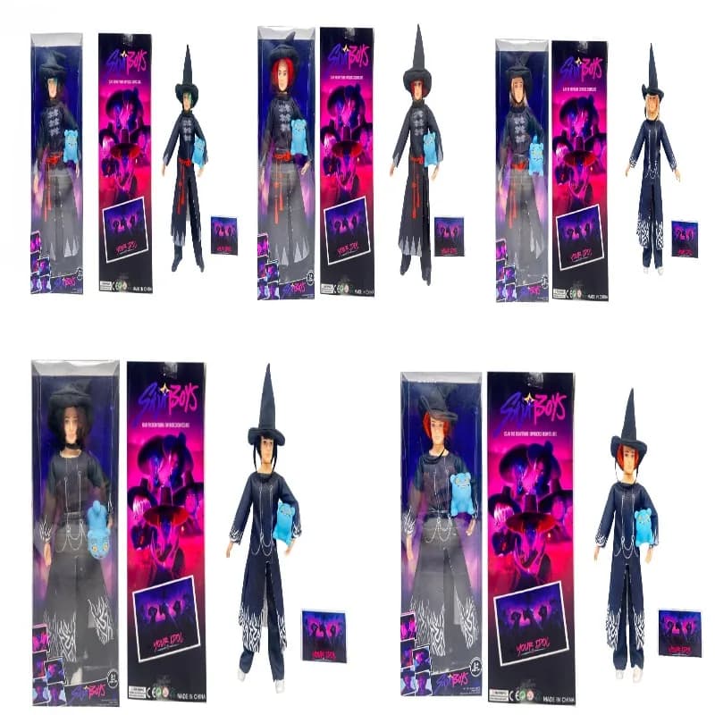 Bambola KPOP Monster Hunter Boy Group da 11,5 pollici, Giocattolo in Vinile Real Saga, Bambola Cosplay, Regalo Carino per Bambini, Regalo di Compleanno, Statuetta Anime