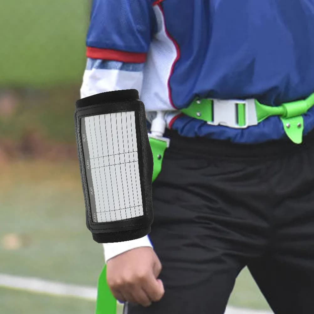 2 Pezzi Braccialetti da Calcio in Poliestere Robusto, Supporto da Polso per Tavoletta Tattica, Attrezzatura Sportiva, Supporto da Polso