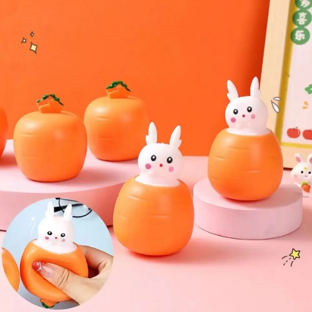Cheese Mouse Pop Up Squeeze Toys divertente carota coniglio nascondi e cerca Fidget Toys rana colore casuale bambini bambola ingannevole regalo per bambini