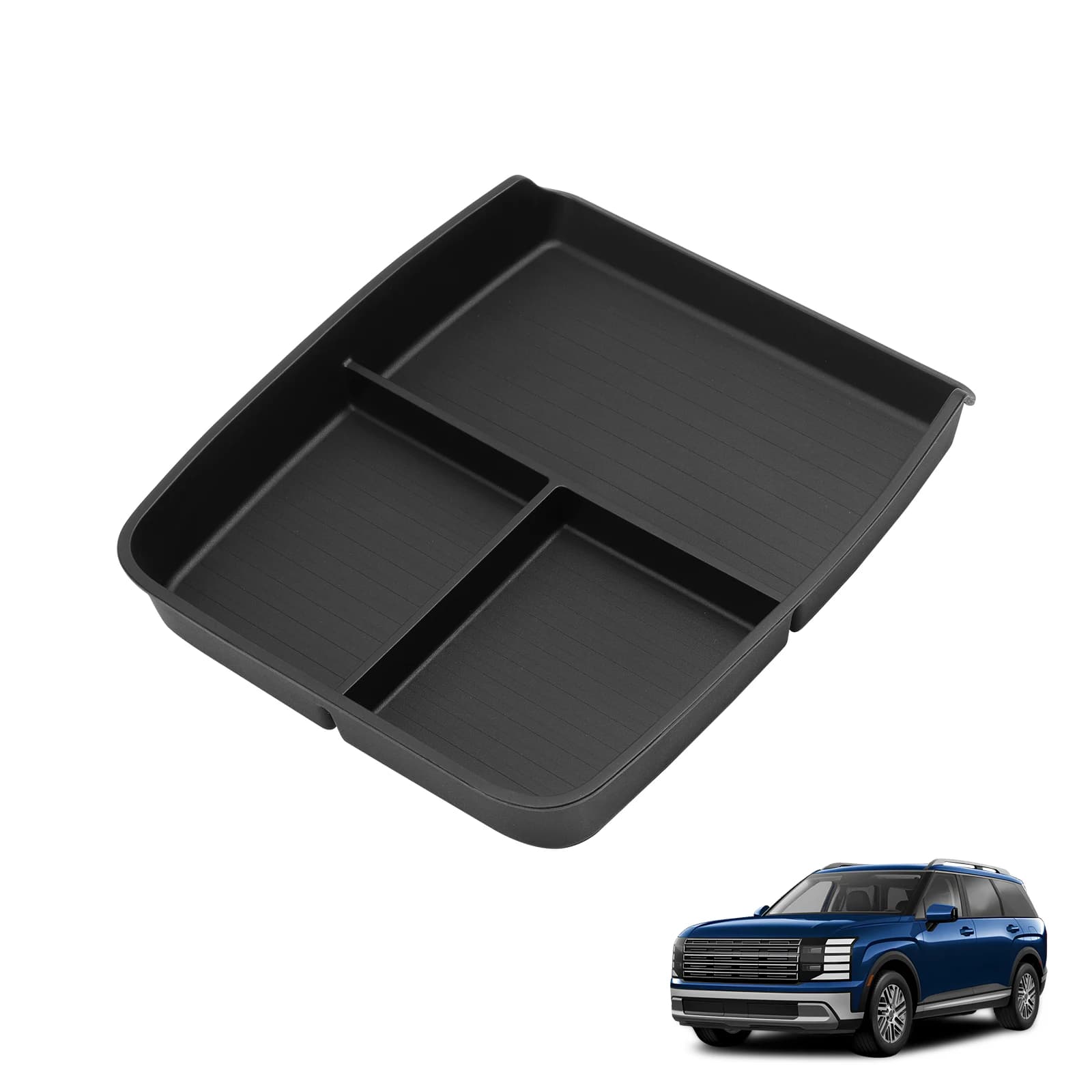 Per Hyundai Palisade 2026 TPE Console centrale Scatola portaoggetti per strato inferiore Vassoio centrale Organizzatore Accessori interni auto