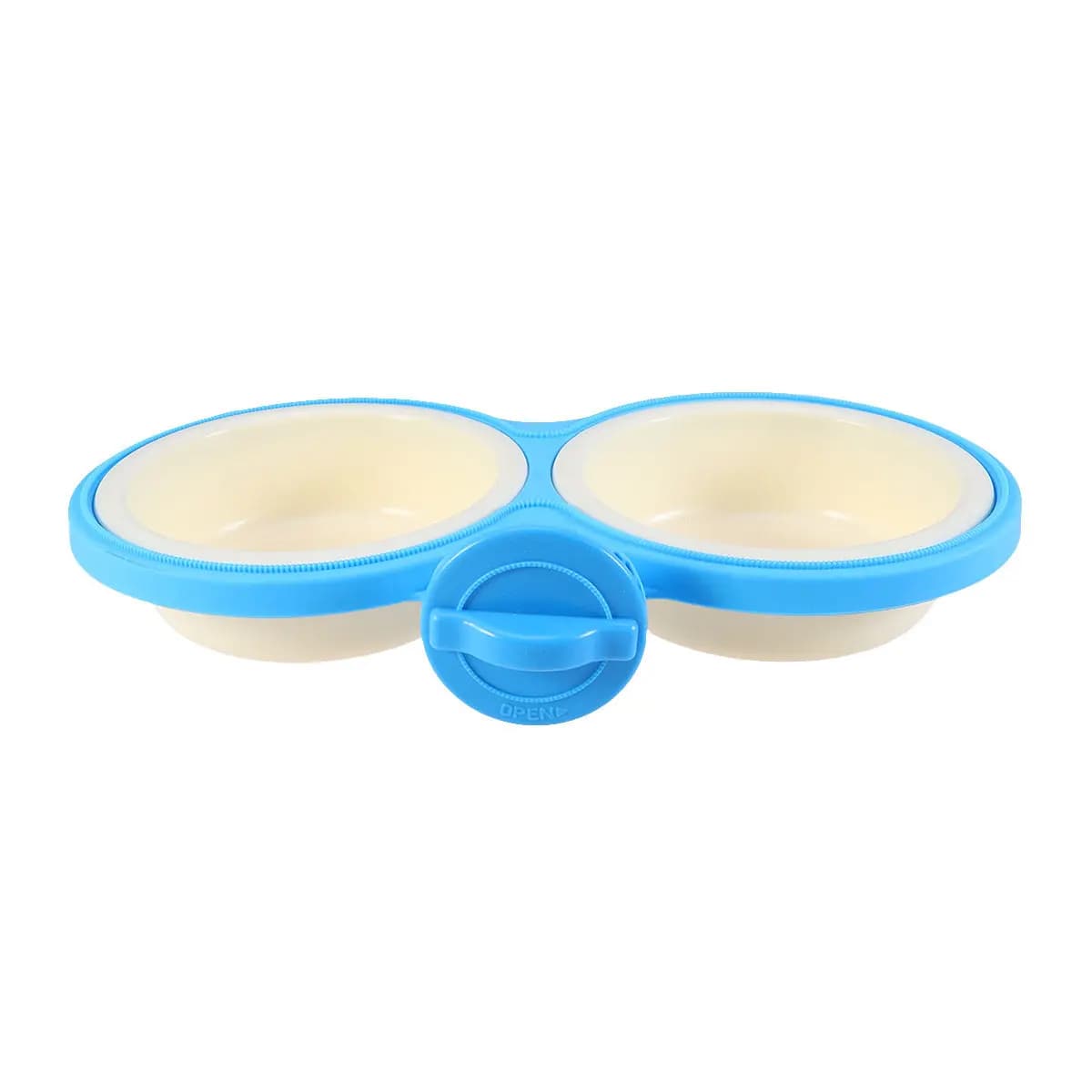 1Pcs Pet Hanging Double Bowl Food Water Bowl Splash Proof Anti Slip Dog Food Dispenser Suitable for Cats Dogs Small Medium Pets