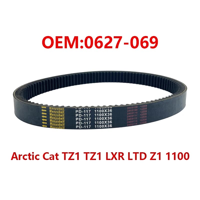 0627-069 Sostituzione cinghia di trasmissione per ARCTIC CAT TZ1 LXR LTD TOURING LXR Z1 1100 EFI LXR LXR SNO PRO TRASFERATORE CLUTCH BELT 41730032