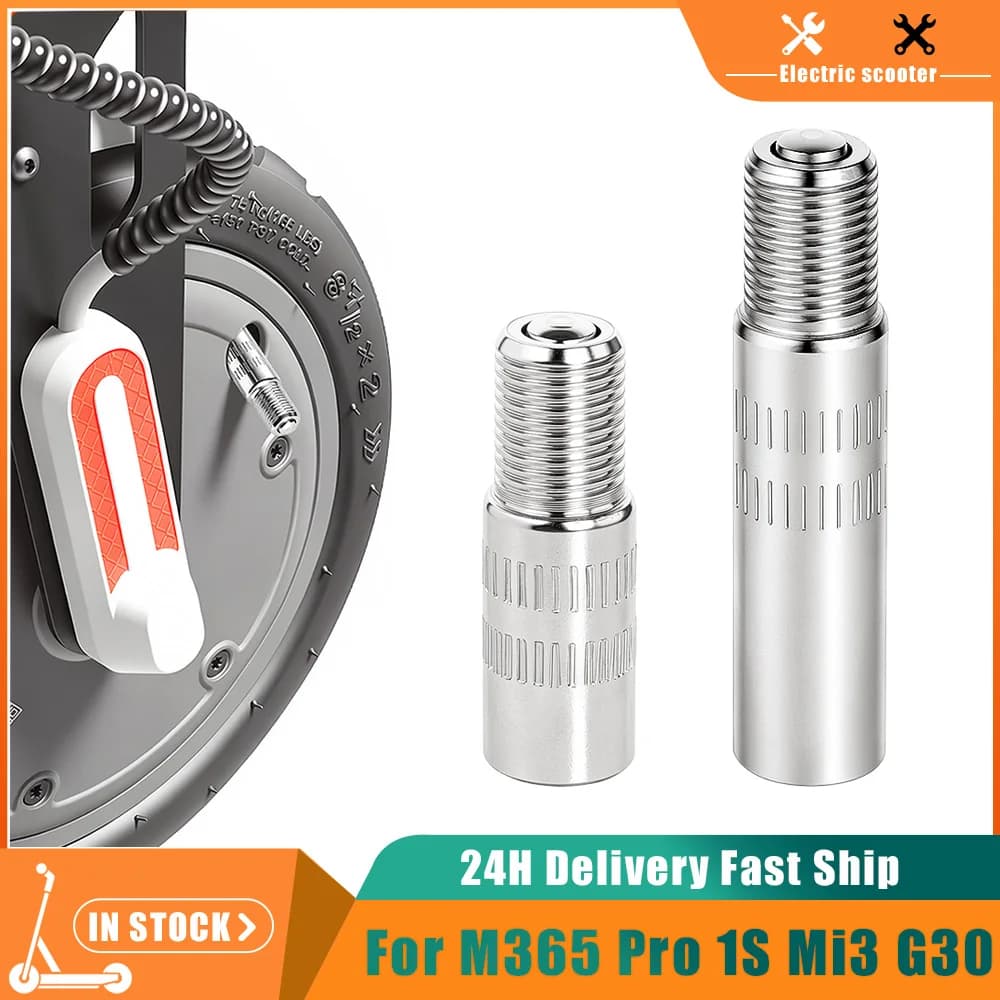 Ugello aria esteso e allungato adatto per Xiaomi scooter original No. 9 balance car vacuum tire air ugello