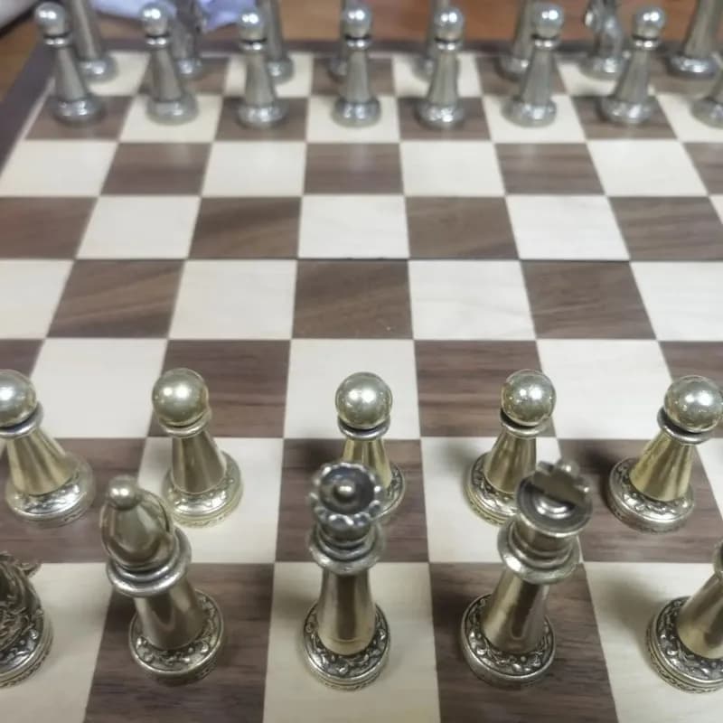Pure copper chess set 3 inches