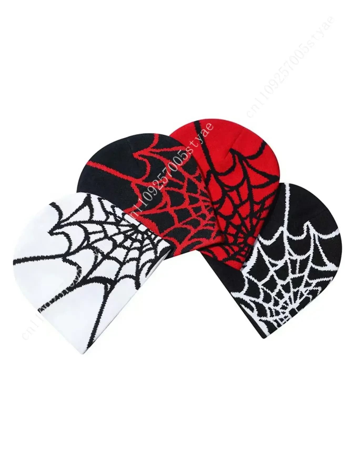 Berretto Unisex in Maglia a Ragnatela, Cappello Caldo in Lana per Esterni, Protezione dal Freddo, Design alla Moda di Spider-Man, Taglia Unica