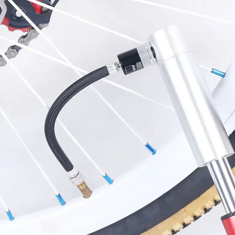 Tubo di prolunga per pompa da bicicletta portatile Tubo di gonfiaggio dell'aria per accessori da ciclismo per bici da strada MTB