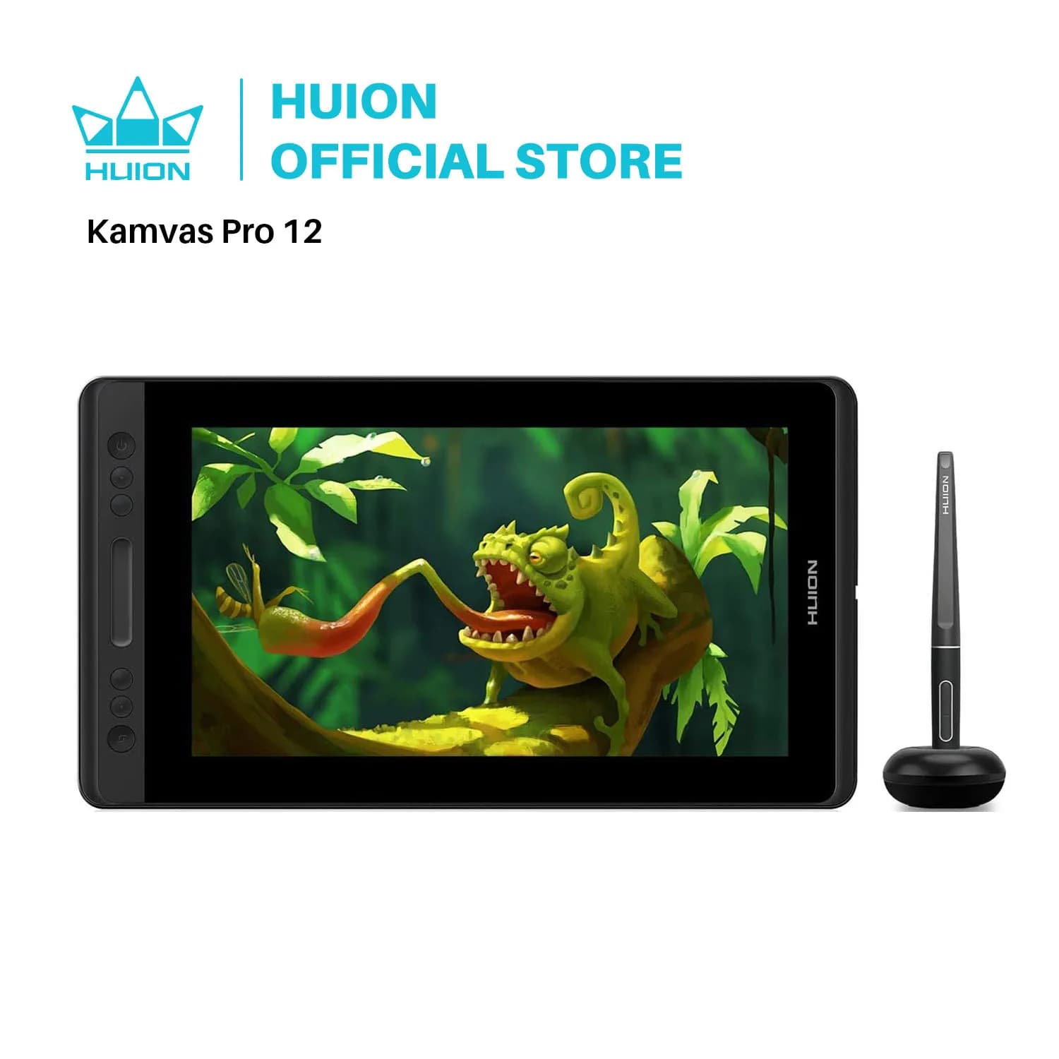 HUION KAMVAS Pro 12 Tavoletta digitale GT-116 Display con penna senza batteria Tavoletta da disegno Monitor con funzione di inclinazione AG Glass 8192 livello
