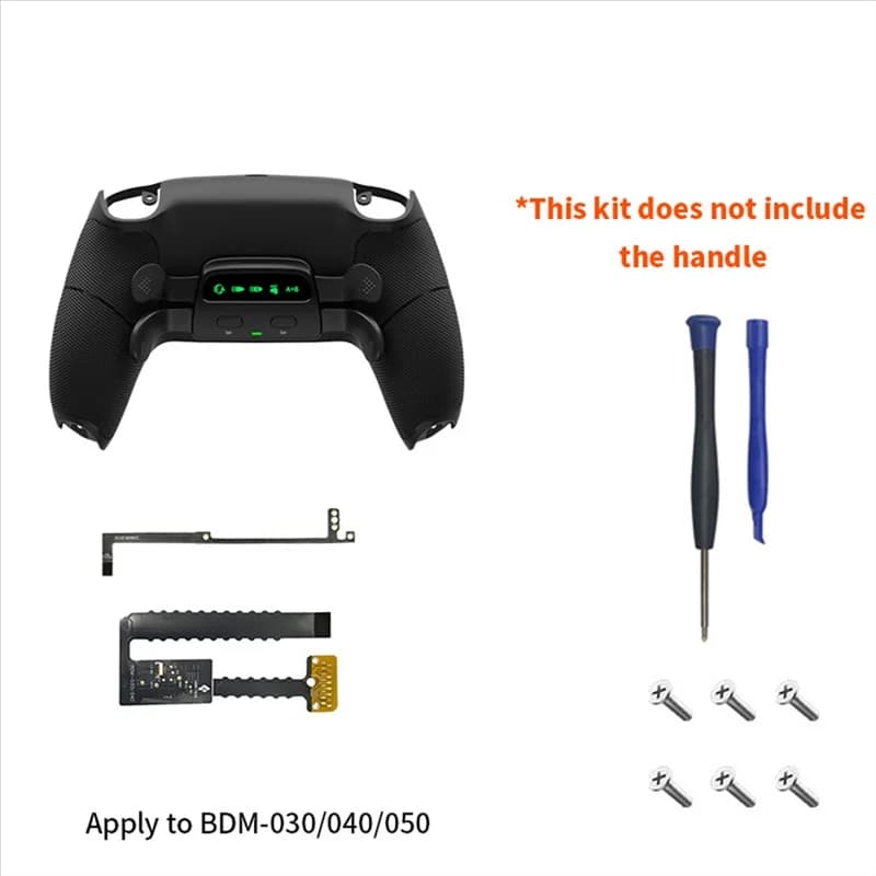 【Acquista ora】I pulsanti controller ultimi rimovibili per PS5, schede di aggiornamento e custodia posteriore ridimensionata e 4 pulsanti posteriori per Ps5