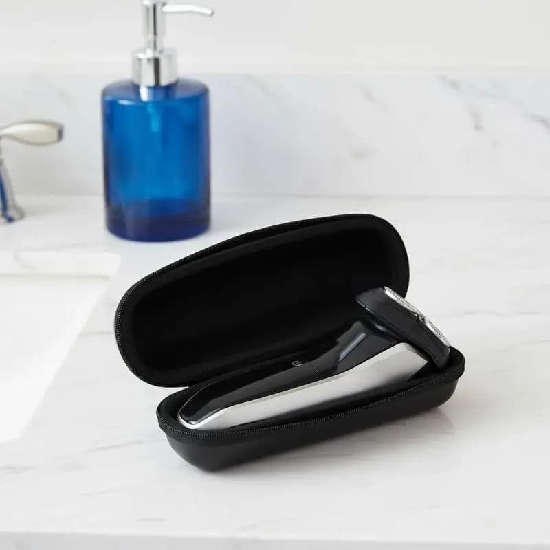 Custodia Portatile per Rasoio Elettrico, Organizer Rigido per Rasoio da Viaggio, Casa, Viaggi d'Affari, Borsa Compatta e Leggera