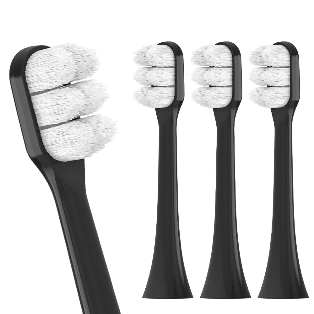 Confezione da 4 testine di ricambio con setole ultra morbide, testine per spazzolino compatibili con lo spazzolino elettrico Philips Sonicare