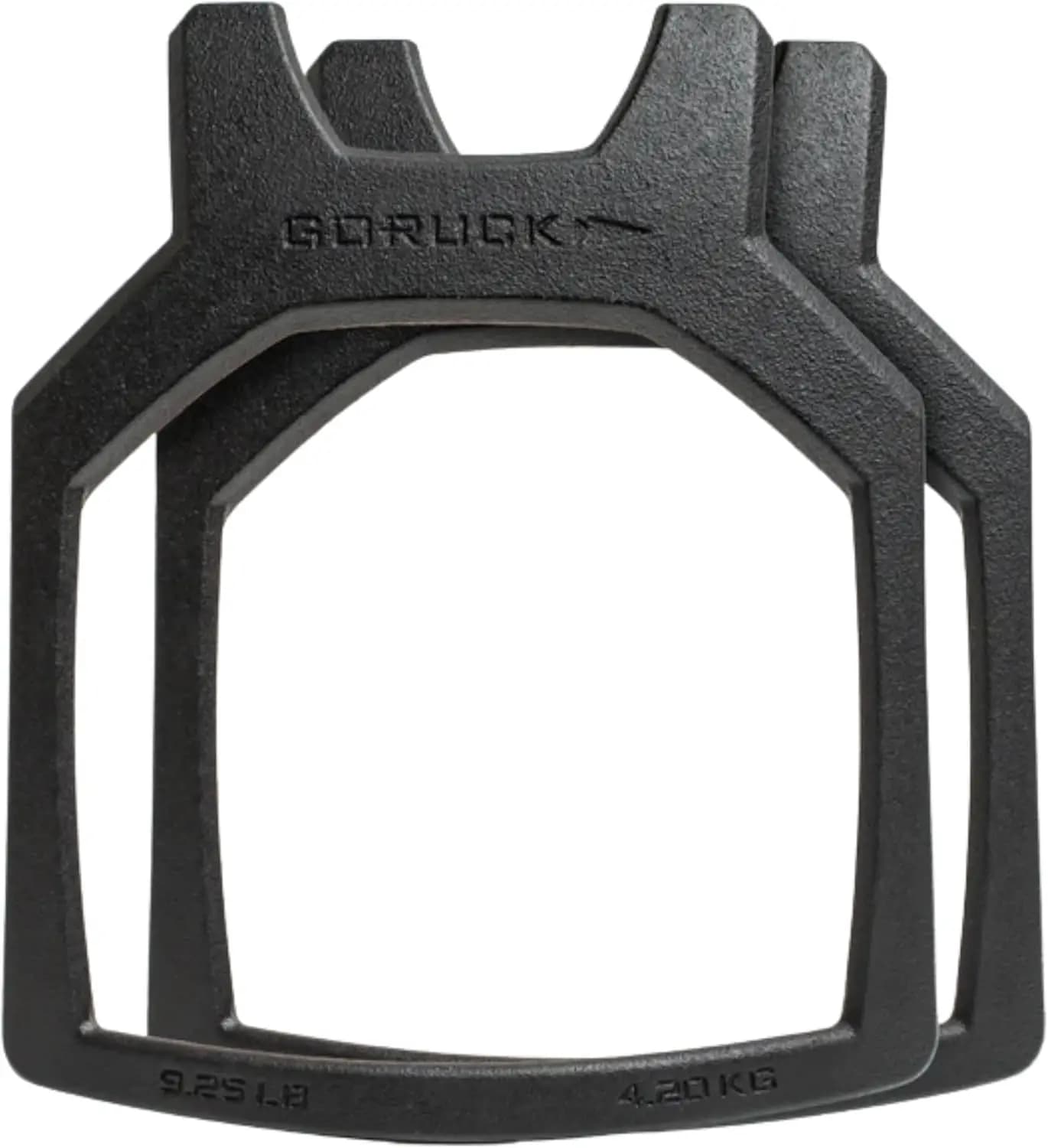 Piastre curve da 9,25 LB e 6,25 LB per Rucking, compatibili con i gilet con pesi per Rucking, confezione da 2