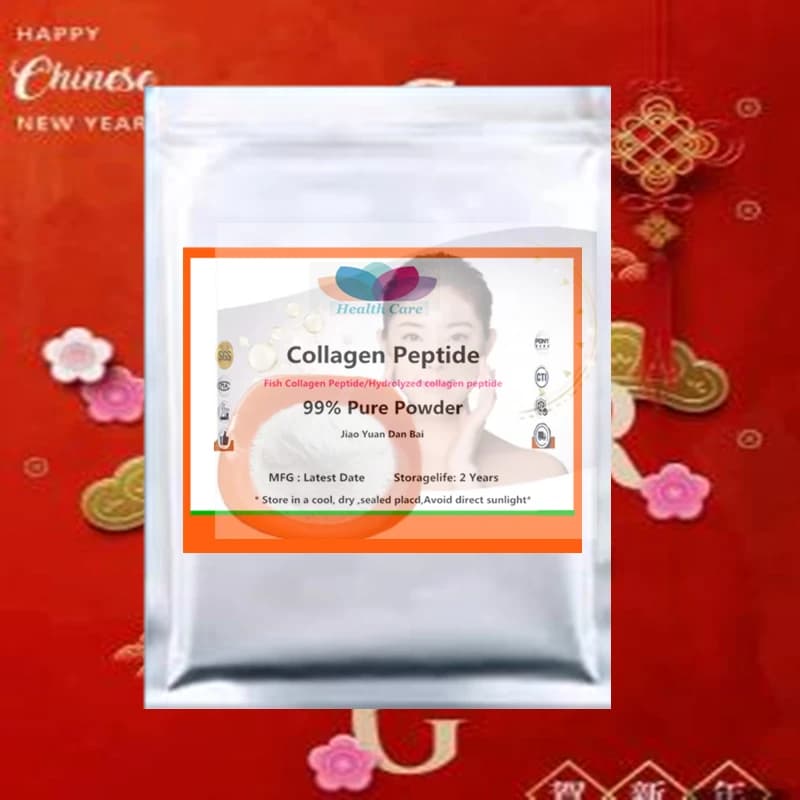 Factory sealed collagen Peptide Powder: Unlock plastic bags with radiant and sparkling leather bouquets for global distributors