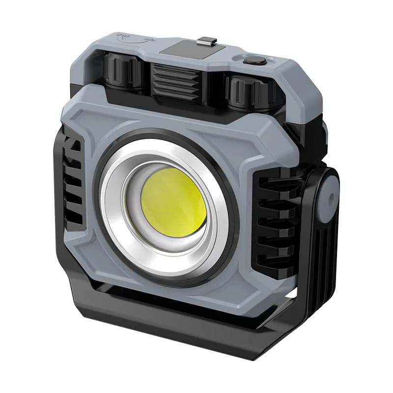 Mini lampada da lavoro magnetica multifunzione ricaricabile portatile torcia COB 5000mAh torcia da campeggio proiettore incorporato 26650