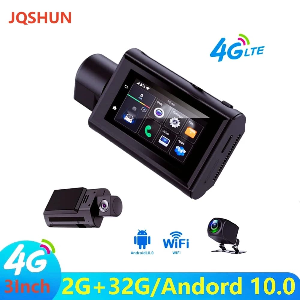 3 inch 4G Android10.0 Car retrovisor mirror Dash Cam GPS navigation Bluetooth WiFi Camera Recorder Remote Monitor DVR