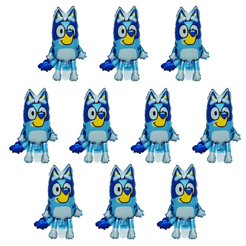20/50 Pezzi Palloncini Decorativi a Tema Bluey Dog per Feste di Compleanno, Palloncini Animali, Cartoni Animati, Famiglia, Baby Shower, Regali di Compleanno