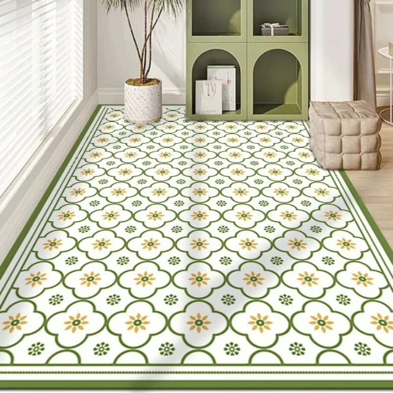 Balcony Carpet Kitchen Mat Waterproof PVC Sun-proof Carpet Non-slip leather non-slip resistant Wear resistant ». ». Tapis