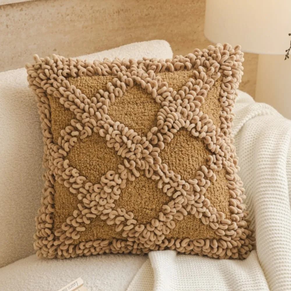 Cuscino Decorativo per la Casa, Cuscino Morbido in Peluche, Cuscino Spesso per Divano, Cuscino Lombare, Cuscino Morbido per Soggiorno, Cuscino di Supporto per Schiena e Vita