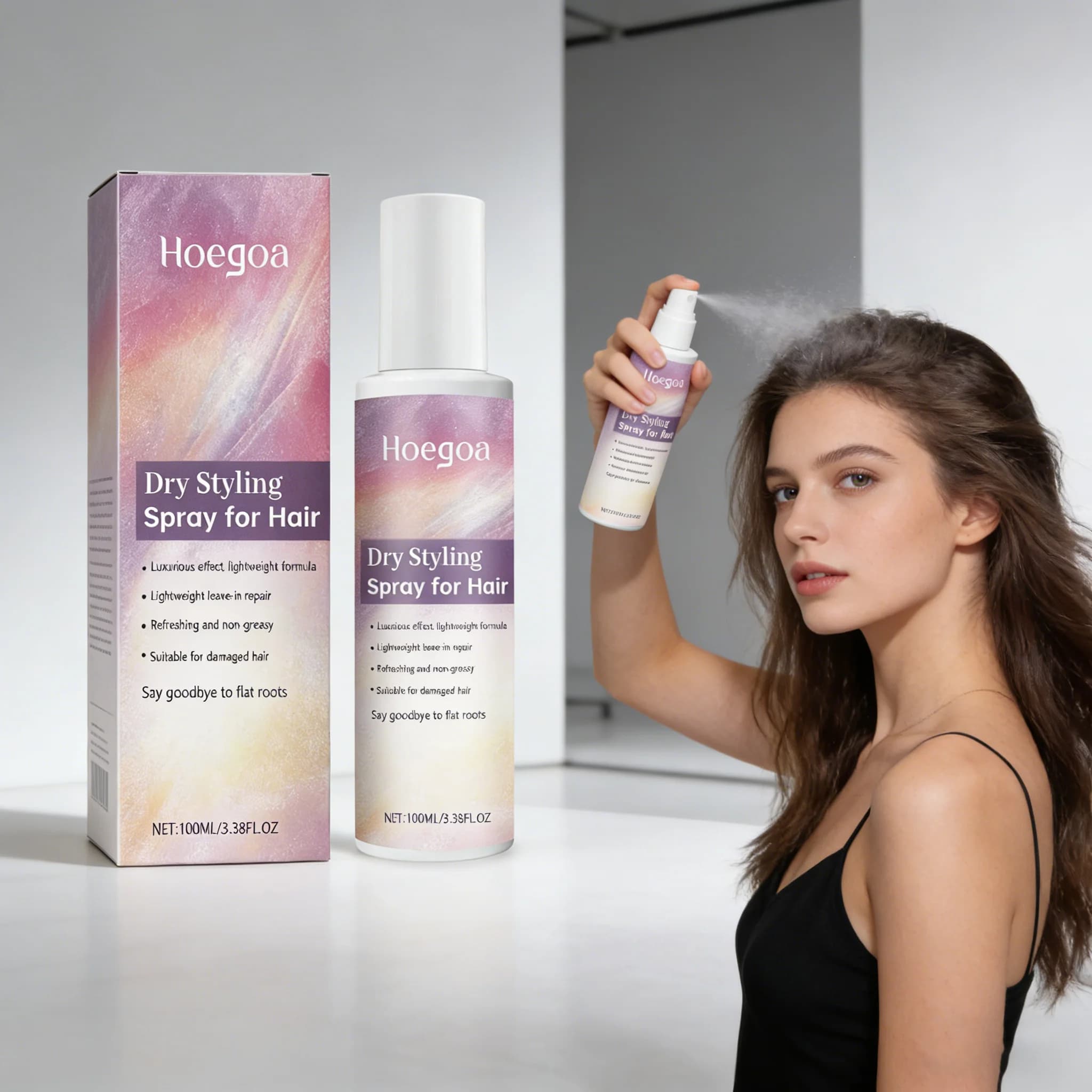 Hydrating Spray for Hair, Reduces Crespo, Improves Softness, Removes Fat and Forphora, Hair Treatment Dry, Spray Smooth