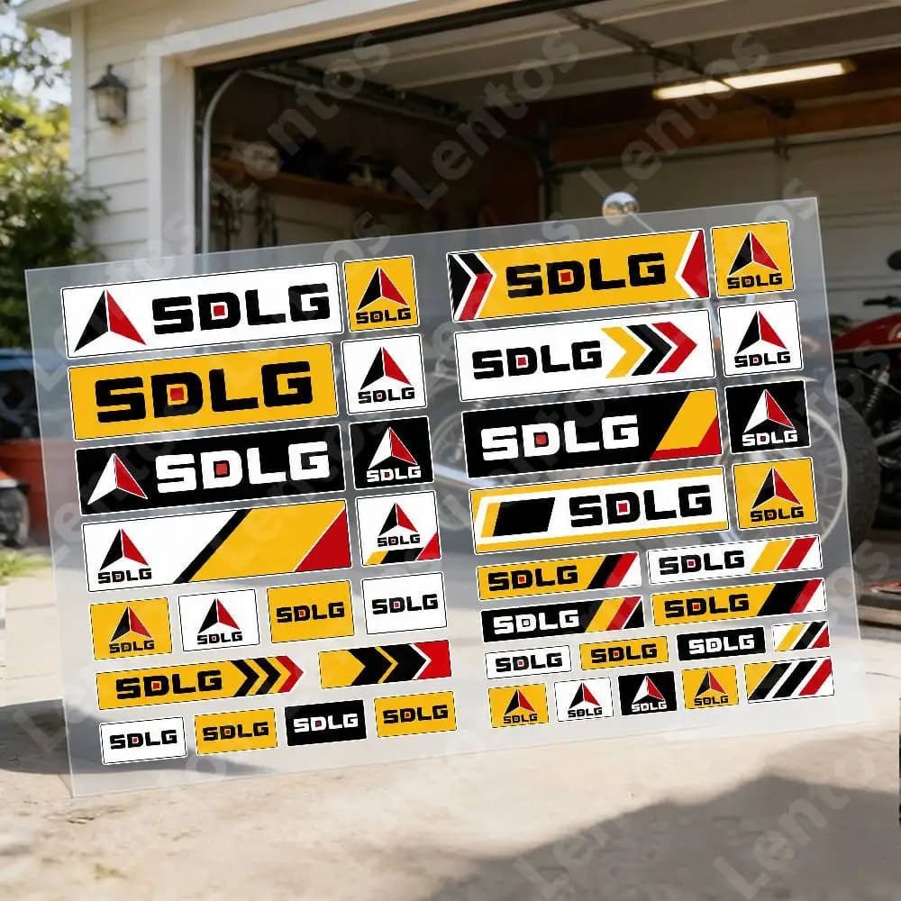 S-S-D-L-G Reflective Motorcycle Stickers Waterproof Vinyl Decals For Motorbike Helmet Fuel Tank Bike