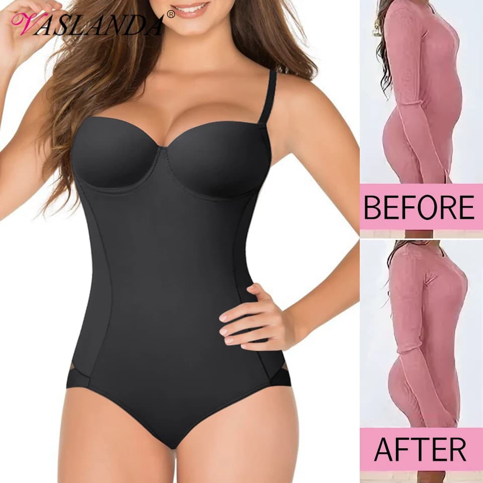 Donne Shapewear Body Vita Trainer Gilet Sottile Full Body Shaper Reggiseno incorporato Canotta Top Controllo della pancia Biancheria intima dimagrante