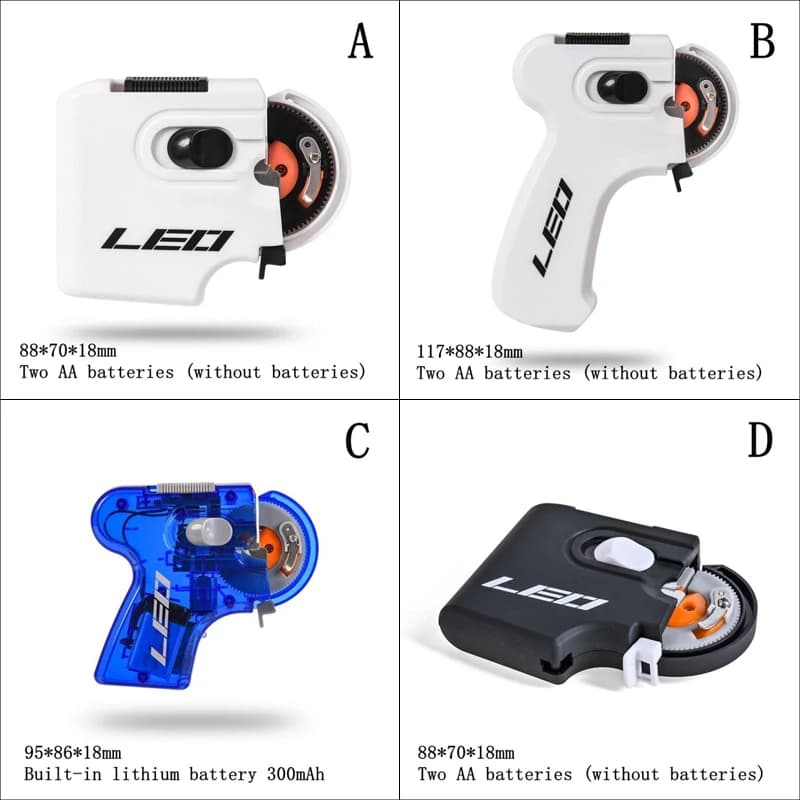 Amo da pesca elettrico Macchina a livello Ami da pesca Linea Nodo Dispositivo di legatura veloce Attrezzatura per attrezzatura da pesca Manico lungo/corto