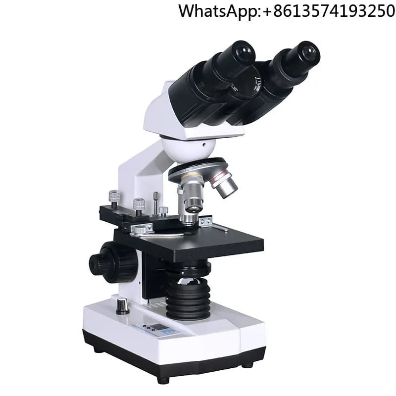 Microscopio Binoculare Termostatico B, Microscopio Digitale da Laboratorio, Microscopio Professionale Portatile con Zoom 40-1600x