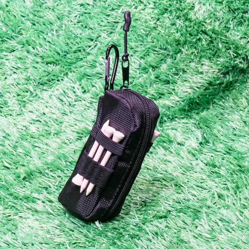 Exquisite Golf Storage Waist Small Ball Bag Golf Supplies Multifunctional Portable Accessories Three Ball Hanging Bag