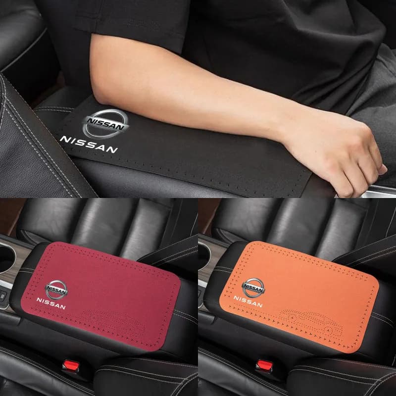 Tappetino Morbido per Bracciolo e Console Centrale per Nissan Qashqai, Sylphy, Tiida, Altima, Teana, X-Trail, Leaf, Juke - Accessori