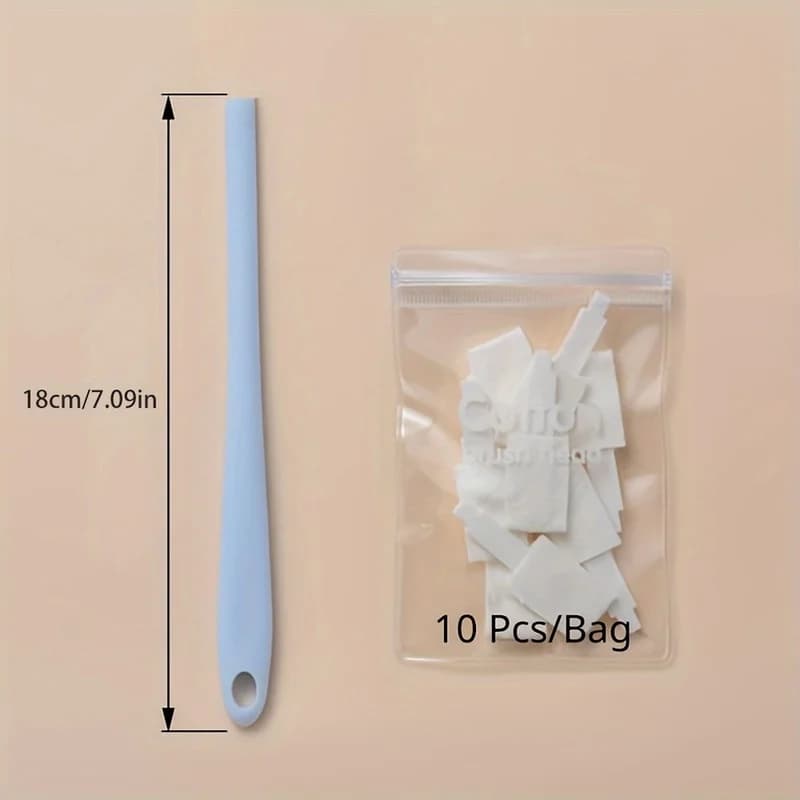 Plastic Toilet Brush Set One-time Design Long Handle Deep Clean Crevices Narrow Spaces