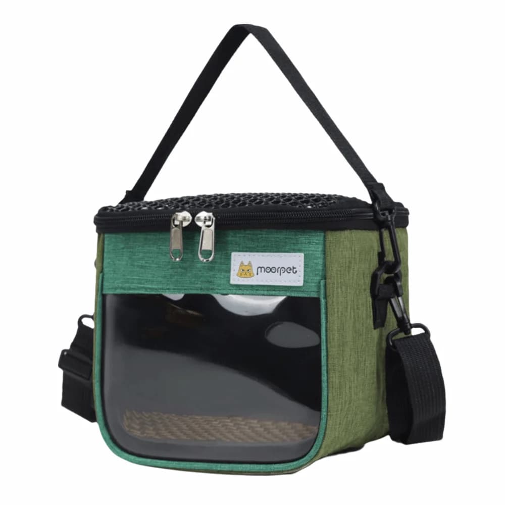Pet Carrying Box Portable Pet Takeaway Bag Handheld Clear View Chinchilla Outdoor Cage Oxford Messenger Bag Pet Backpack Parrot