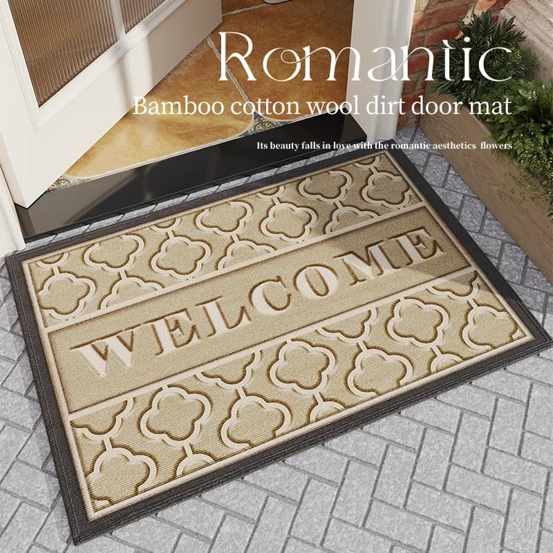 Tappetino per porta d'ingresso, tappetino per porta spesso, decorazione per ingresso, tappetino per ingresso principale, tappetino antiscivolo, tappeto da bagno