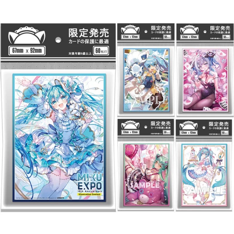 60 pz/set Hatsune Miku Manicotto Della Carta Anime Gioco Collezione di Carte di Copertura Protettiva Giocattolo Regalo 67*92mm