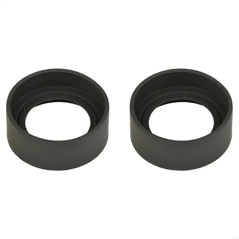 Set di protezioni per oculare in morbido ABS da 2 pezzi per microscopio stereo
