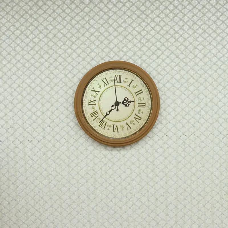 NOVITÀ! 1 Pezzo Giocattolo di Arredamento per Casa delle Bambole 1:12, Orologio da Parete in Miniatura Stile Retrò Europeo, Accessori per Decorazione Casa delle Bambole