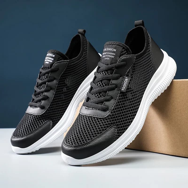 Men's Soft Gymnastics Shoes Breathable Mesh Running Shoes Casual Comfortable Outdoor Light Shoes