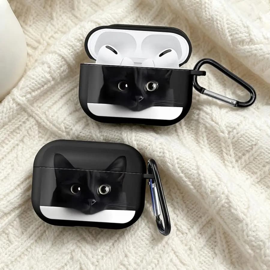 Cute Cat Pattern Earphone Cases Cover Case For Airpods 1 Pro2 2 Pro3 Pro 3 4